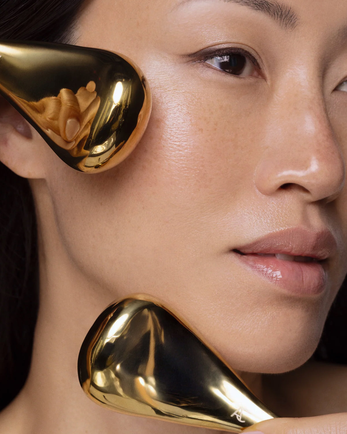 Gold Cryo Facial Set | Ice Freeze Face Tool